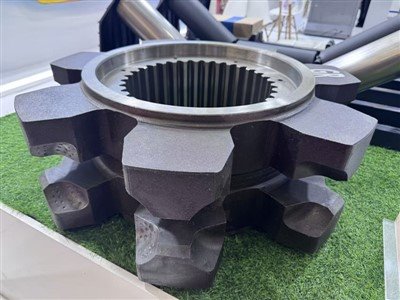 Lubrifikatutako Sprocket Ardatz Muntaia Solidoa